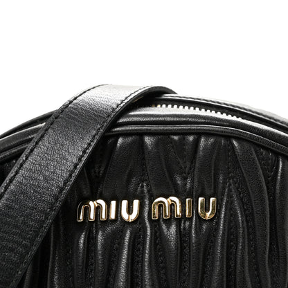 Miu Miu Nappa Matelasse Dome Crossbody Black 7 of 10