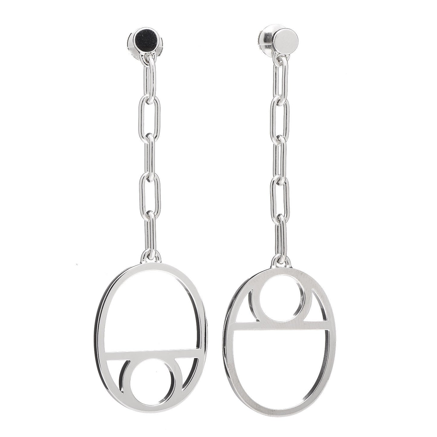 Sterling Silver Chaine D'Ancre Game Drop Earrings