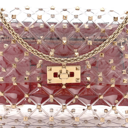 Valentino Garavani PVC Medium Rockstud Spike Shoulder Bag 9 of 12