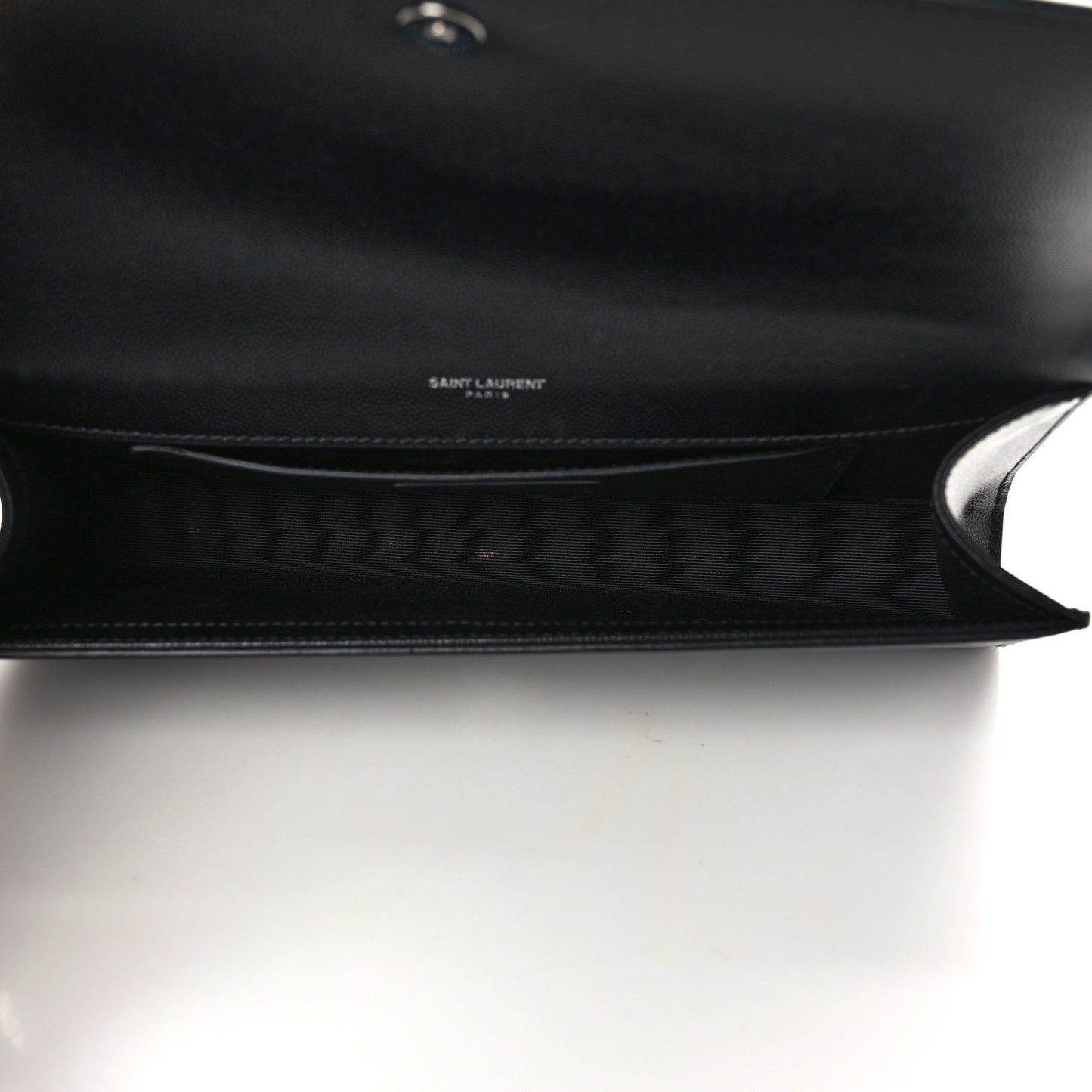 Grain De Poudre Monogram Cassandre Clutch Black