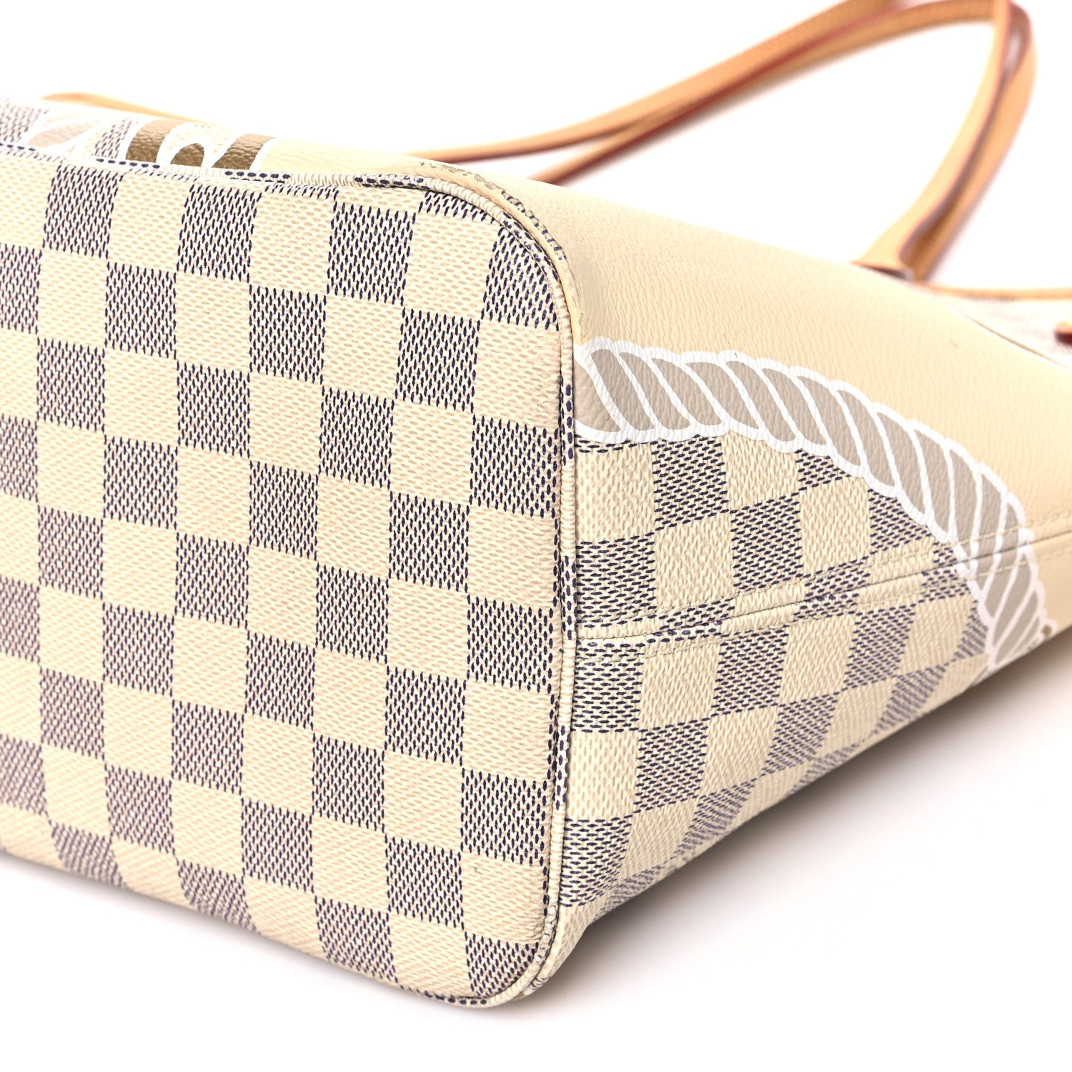 Louis Vuitton Damier Azur Nautical Neverfull MM 10 of 10