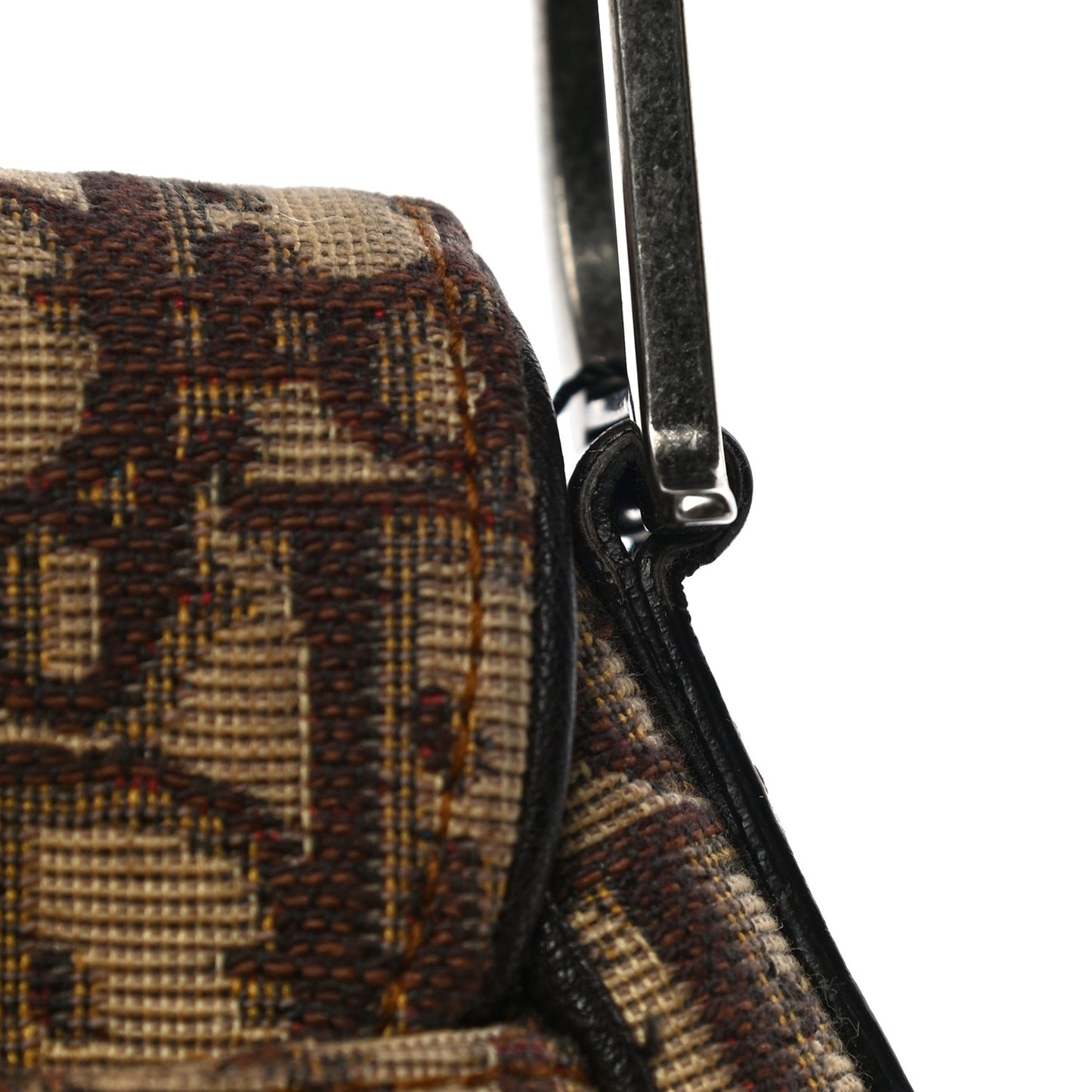 Monogram Saddle Bag Brown
