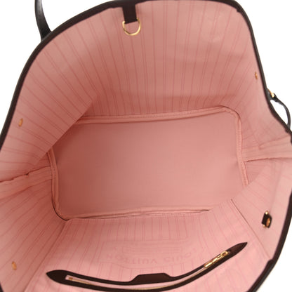 Louis Vuitton Damier Ebene Neo Neverfull MM Rose Ballerine 5 of 9
