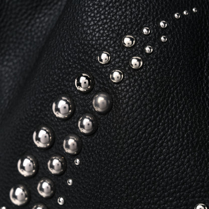 Alexander Wang Pebbled Calfskin Studded Gym Sack Bag Black 9 of 9