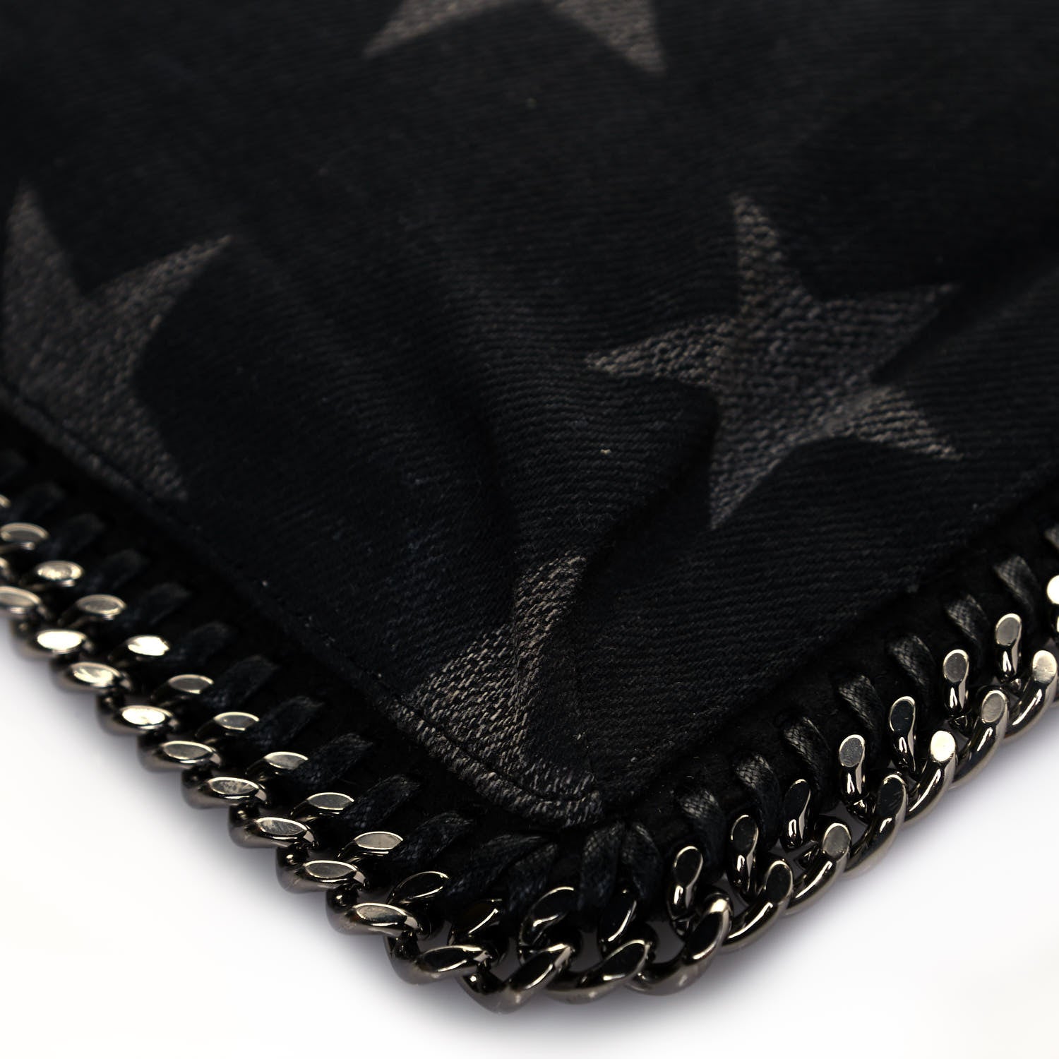 Stella McCartney Denim Mini Star Falabella Tote Black 11 of 11