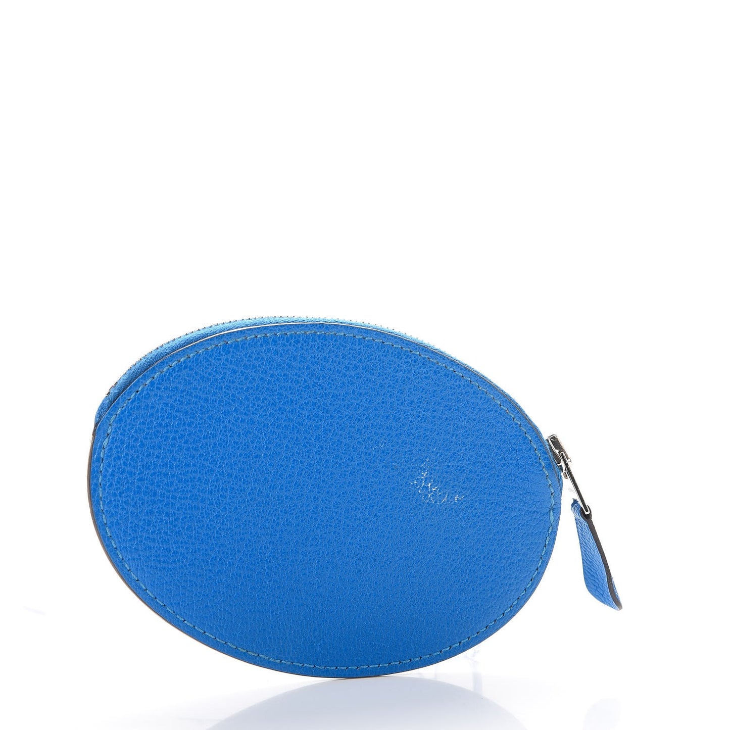 Chevre Mysore Evelyne Coin Purse Bleu Hydra