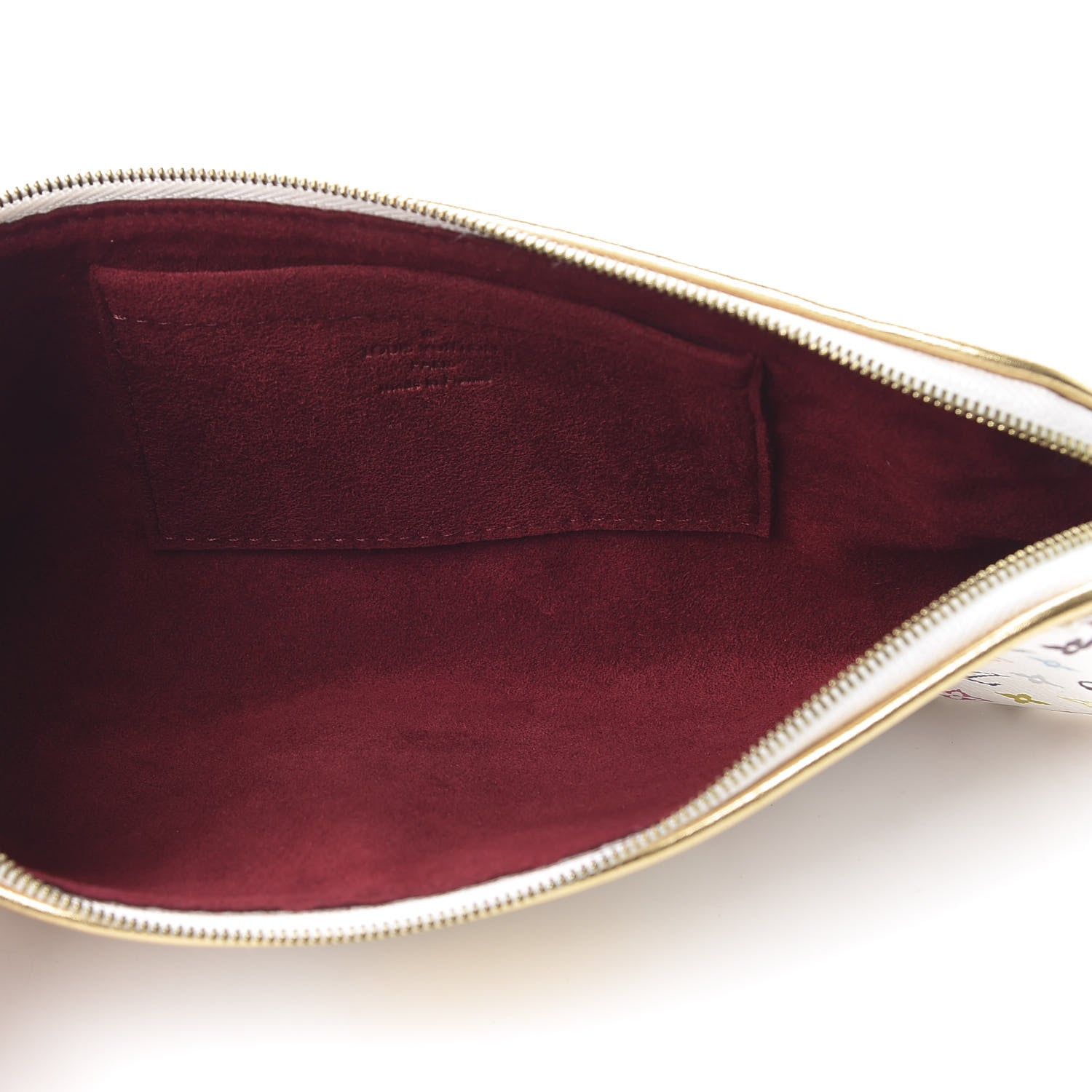 Louis Vuitton Monogram Multicolor Kate Clutch White 5 of 6