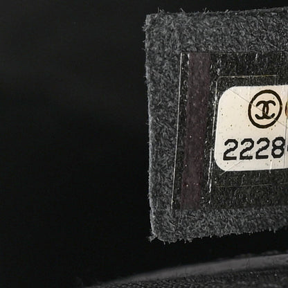 Chanel Grained Calfskin Quilted Large Casual Rock Backpack Black 6 of 9