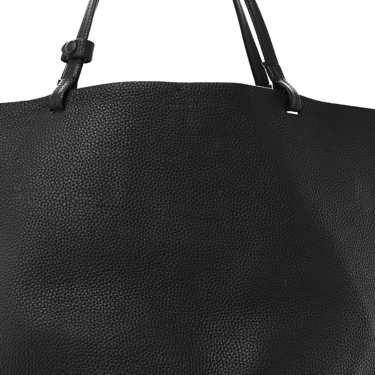 Grained Calfskin Park Tote XL Black