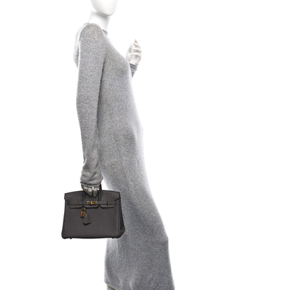 Hermes Togo Birkin 25 Etain 2 of 14