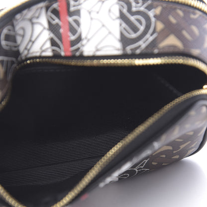 Burberry E-Canvas Monogram Stripe Convertible Camera Bag 7 of 13