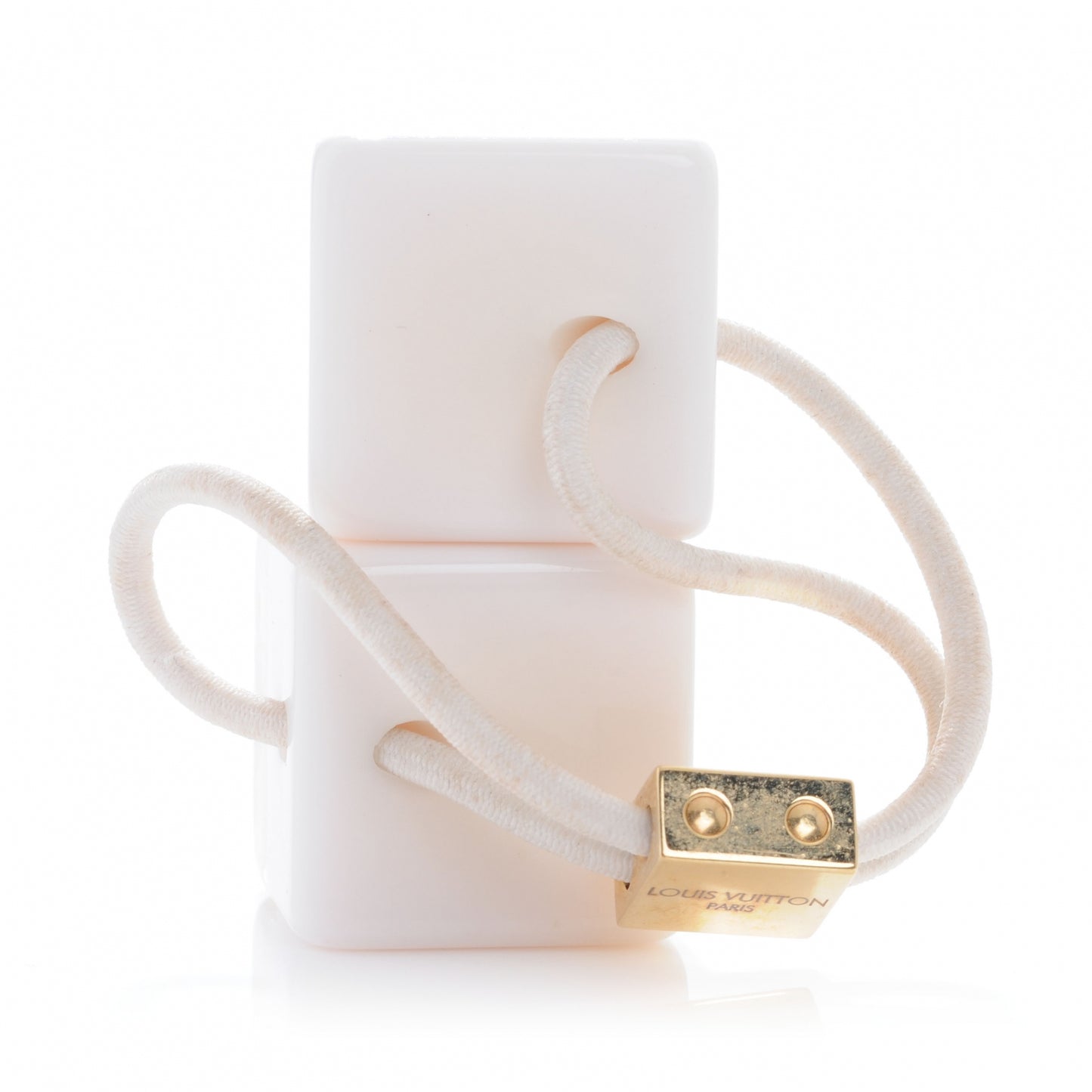 Monogram Hair Cubes Inclusion Beige