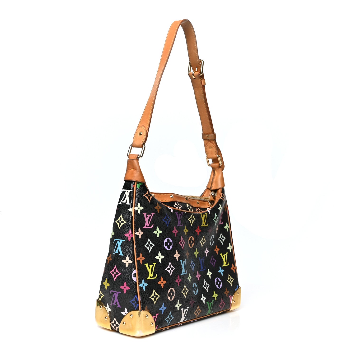 Louis Vuitton Monogram Multicolor Boulogne Black 2 of 14