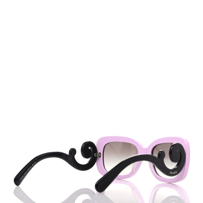 Prada Acetate Baroque Sunglasses SPR 27O Purple Black 4 of 8