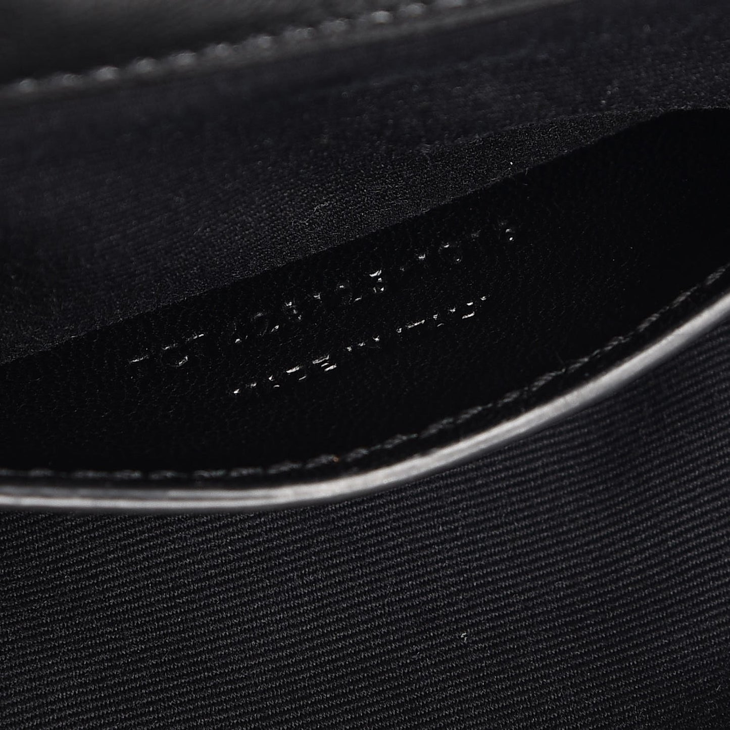 Sheepskin Tri-Quilt Monogram Medium College Bag Black