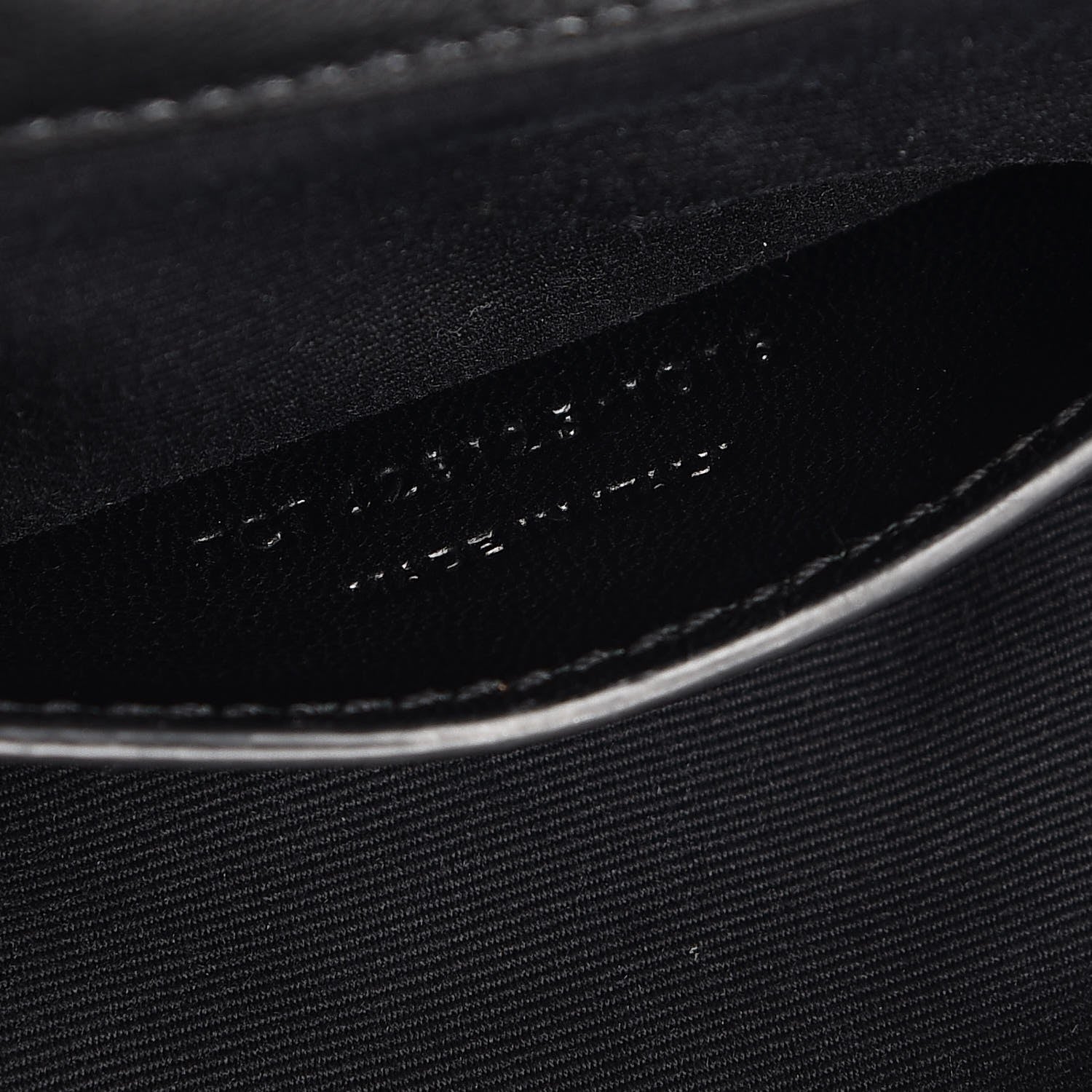 Saint Laurent Sheepskin Tri-Quilt Monogram Medium College Bag Black 8 of 8