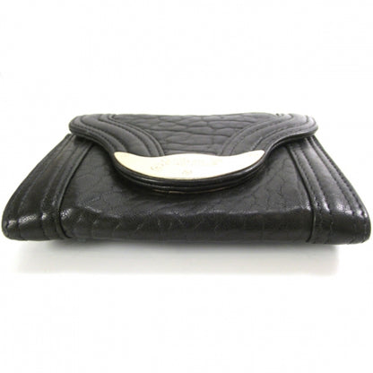 Fendi Nappa French Flap Wallet Black 4 of 9