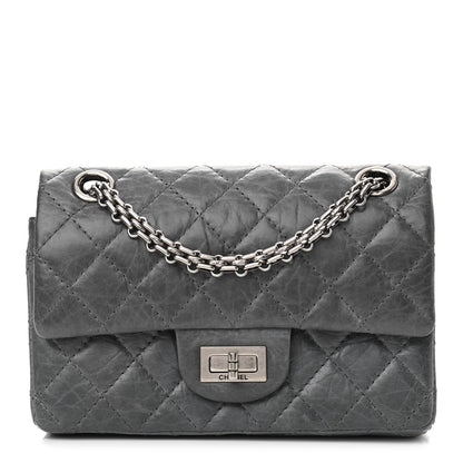 Chanel Aged Calfskin 50th Anniversary 2.55 Reissue 224 Flap Grey 1 of 11