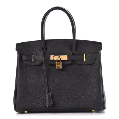 Hermes Togo Birkin 30 Black 1 of 34
