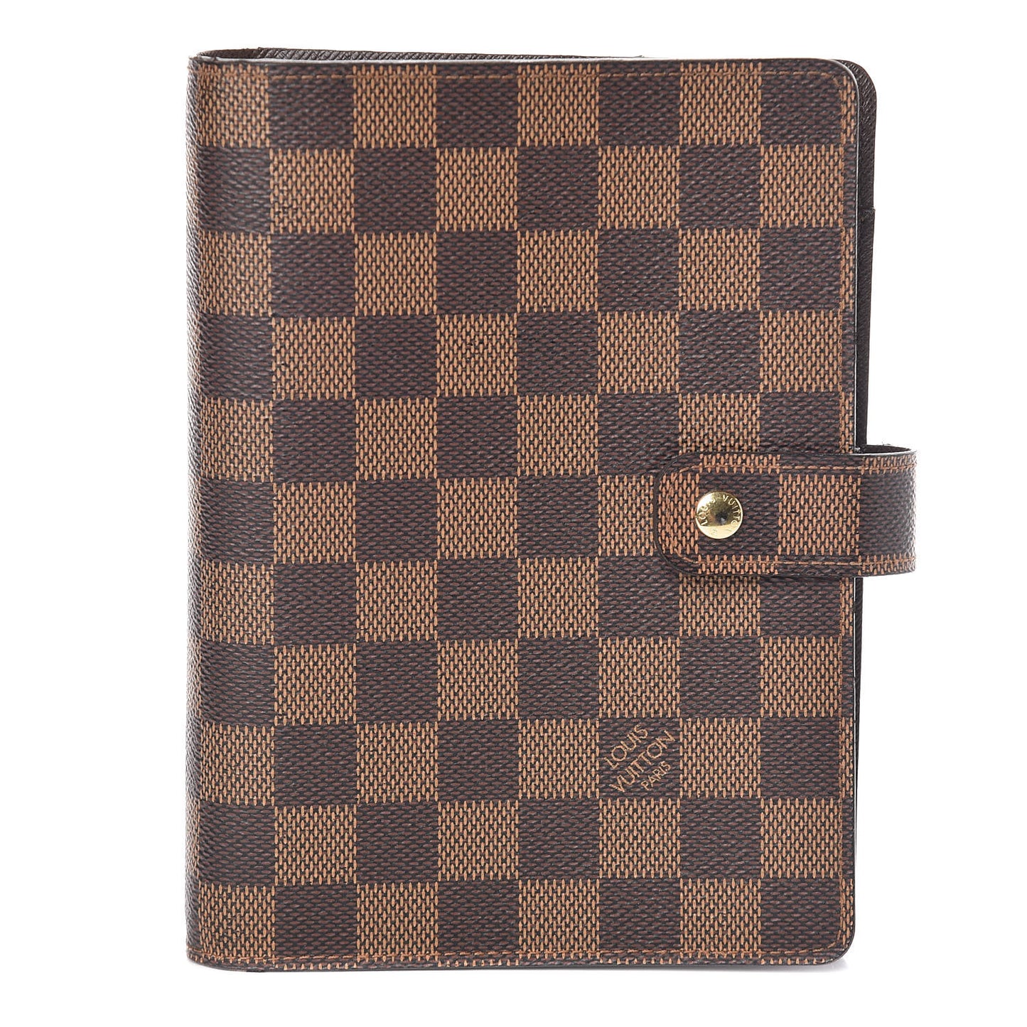 Damier Ebene Medium Ring Agenda Cover