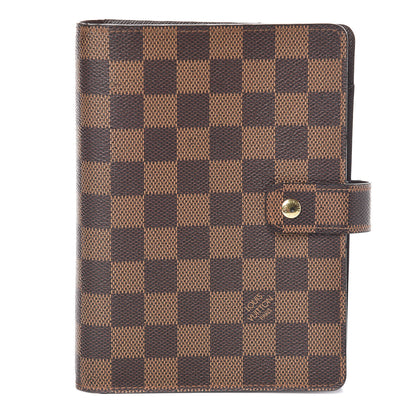 Louis Vuitton Damier Ebene Medium Ring Agenda Cover 1 of 12