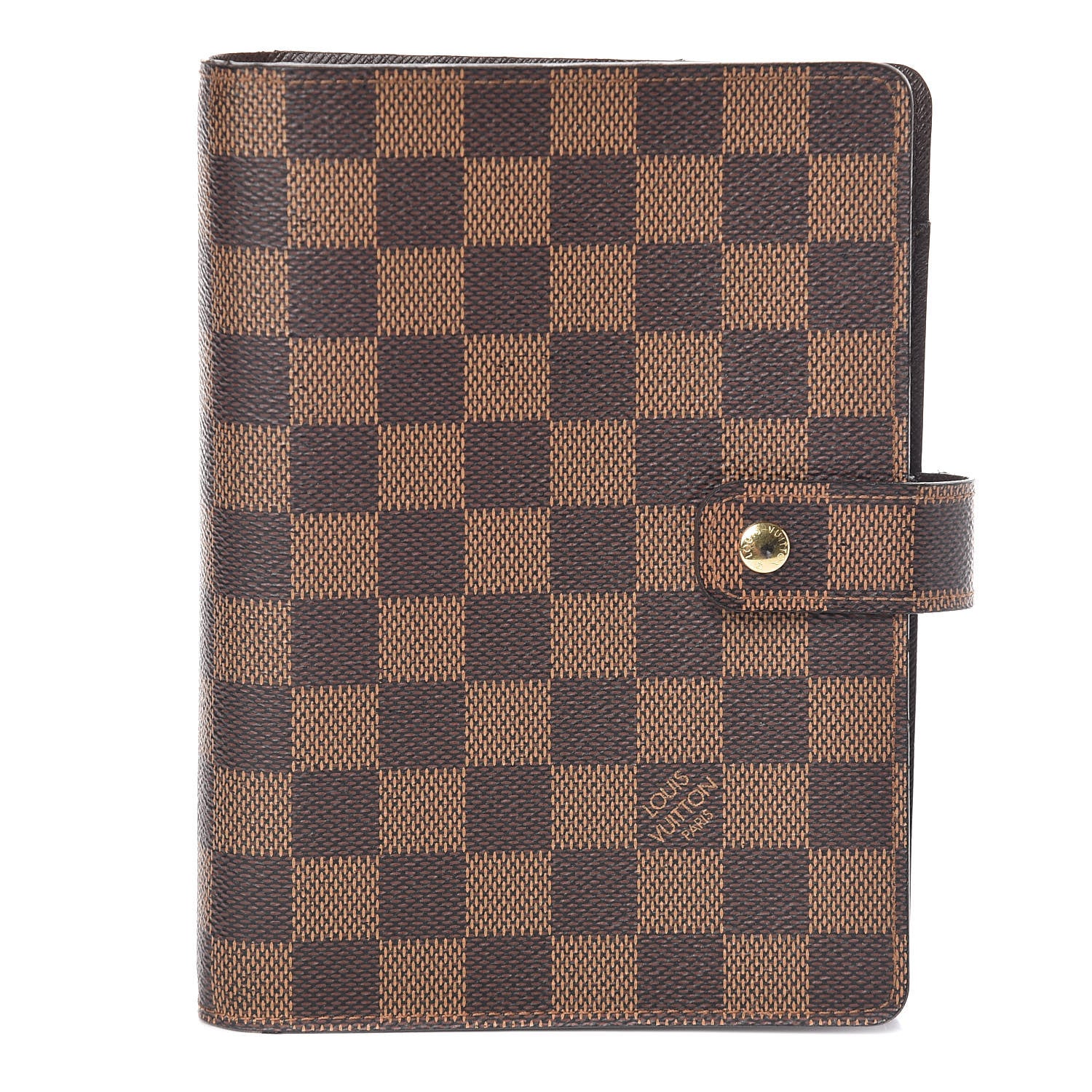 Louis Vuitton Damier Ebene Medium Ring Agenda Cover 1 of 12