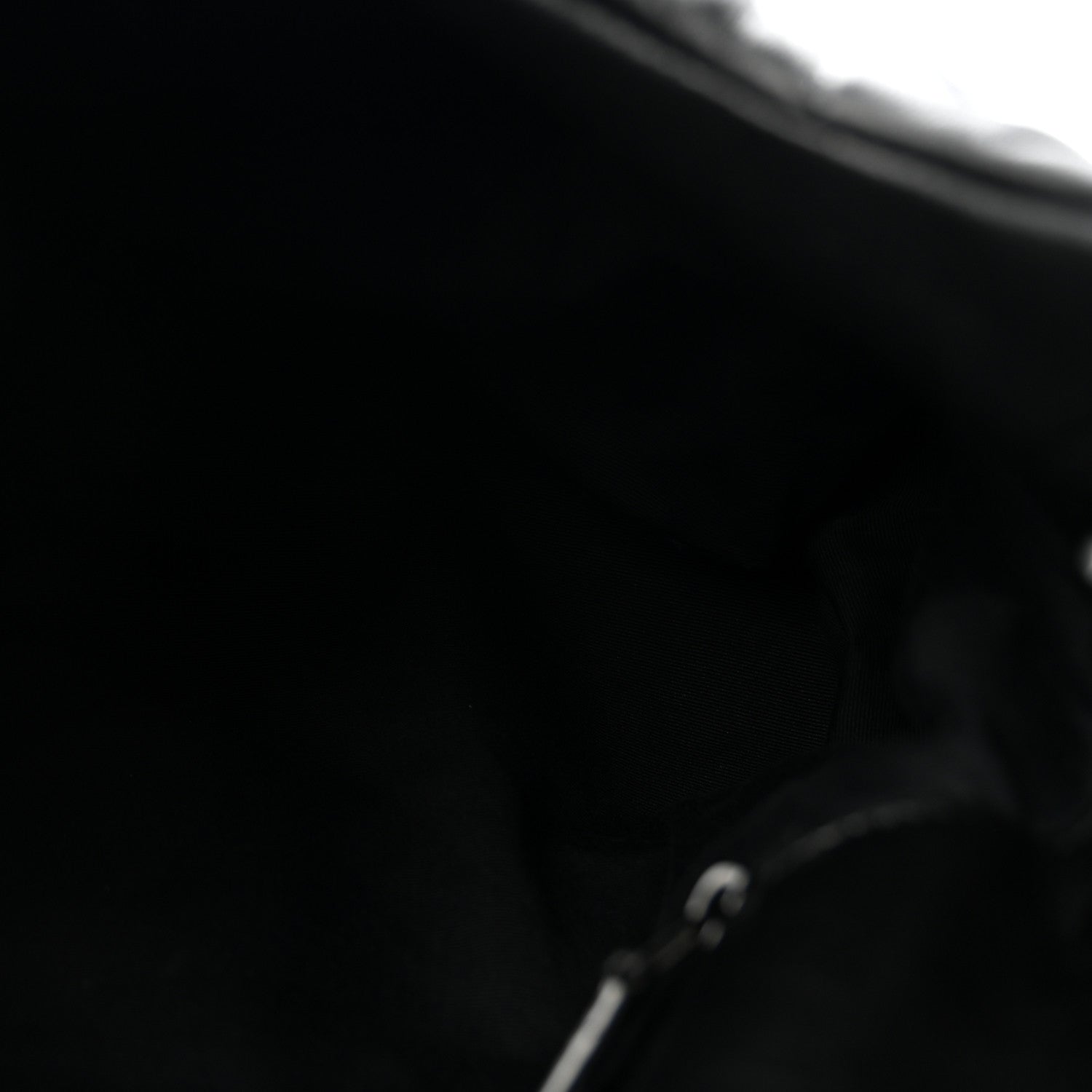 Saint Laurent Lambskin Quilted Monogram Monochrome Medium Loulou Puffer Chain Satchel Black 5 of 9