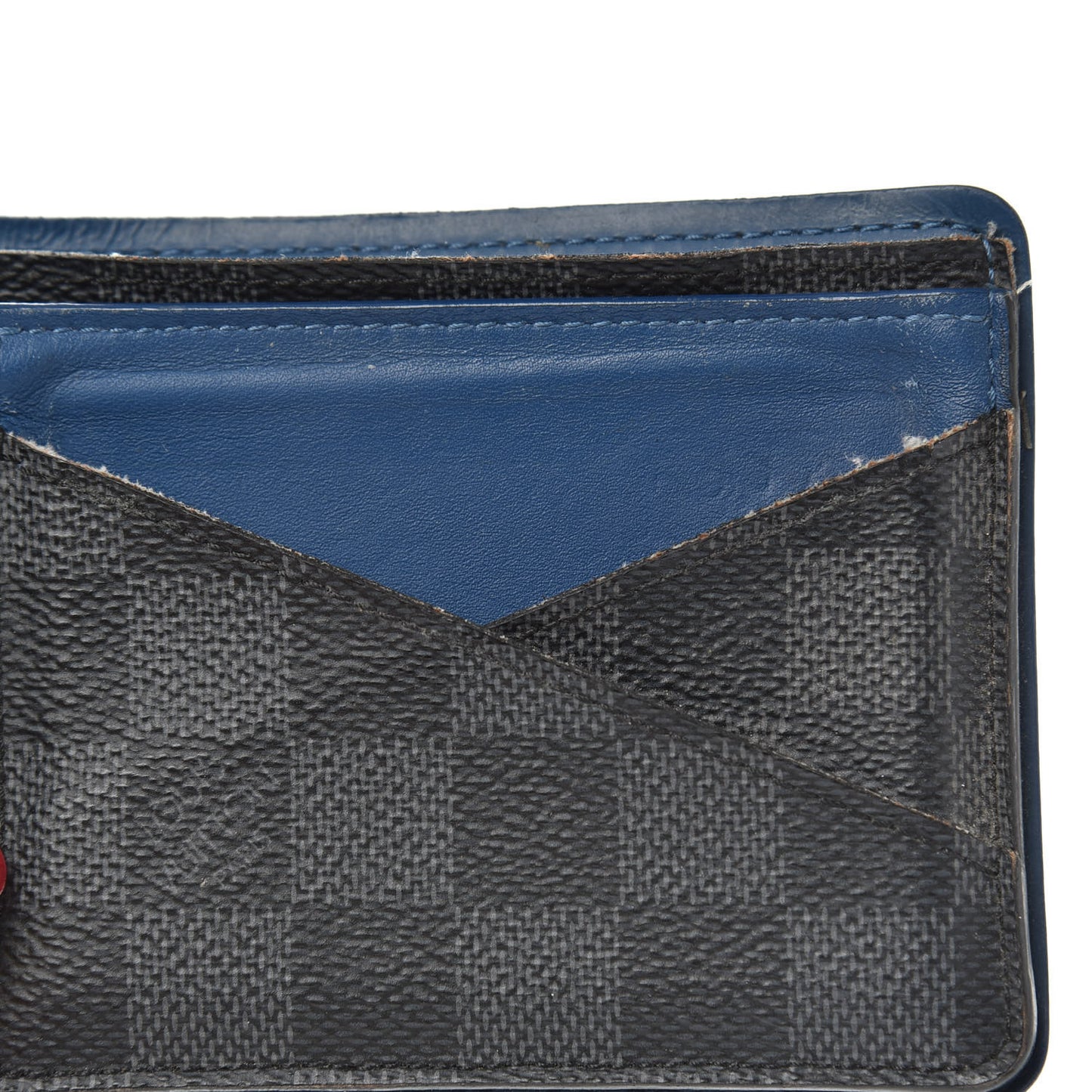 Damier Graphite Multiple Wallet Blue