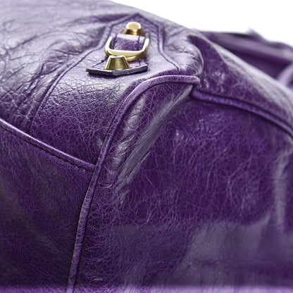 Balenciaga Agneau Classic Gold Hardware Velo Dark Violet 10 of 12