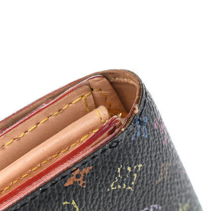 Louis Vuitton Monogram Multicolor Sarah Wallet Black Grenade 8 of 8
