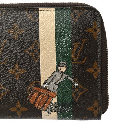 Louis Vuitton Monogram Groom Zippy Organizer Wallet Green 10 of 12