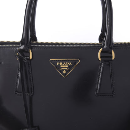 Prada Spazzolato Large Galleria Double Zip Tote Black 9 of 10