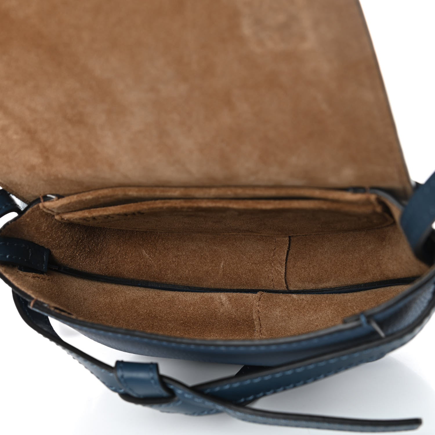 Loewe Grained Calfskin Mini Gate Crossbody Bag Steel Blue 4 of 4
