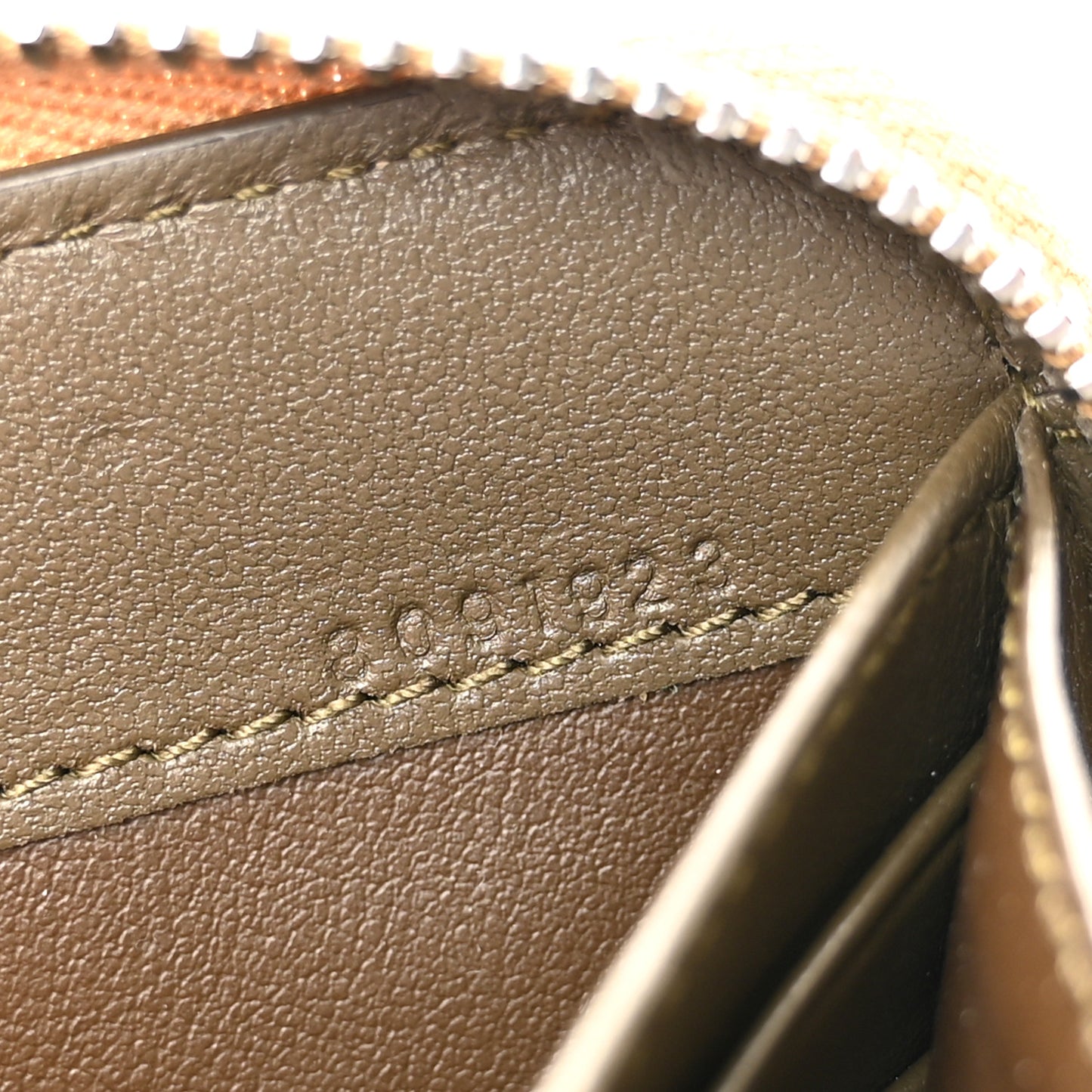 Supernova Check Zip Around Wallet Brown