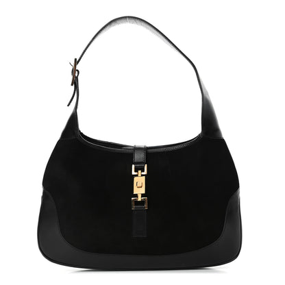 Gucci Suede Jackie O Hobo Black 1 of 4