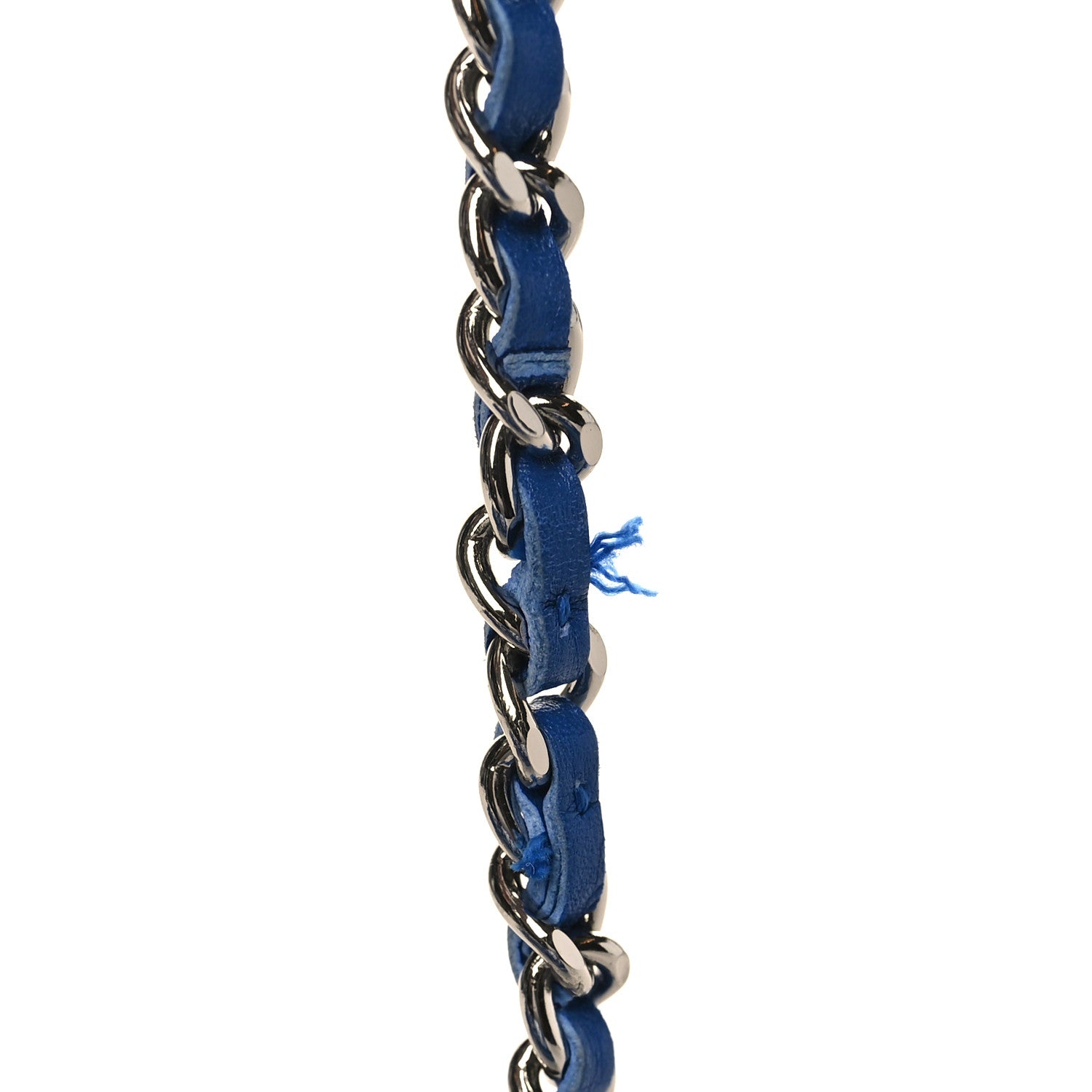 Chanel Patent Quilted Wallet On Chain WOC Dark Blue 11 of 12