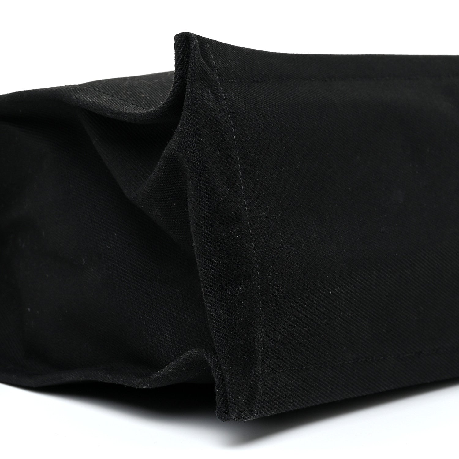 Saint Laurent Linen Calfskin Rive Gauche Tote Black 8 of 19