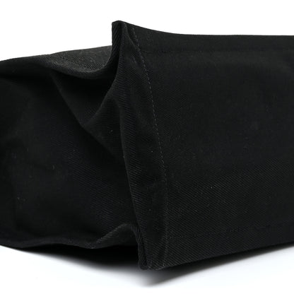 Saint Laurent Linen Calfskin Rive Gauche Tote Black 8 of 19