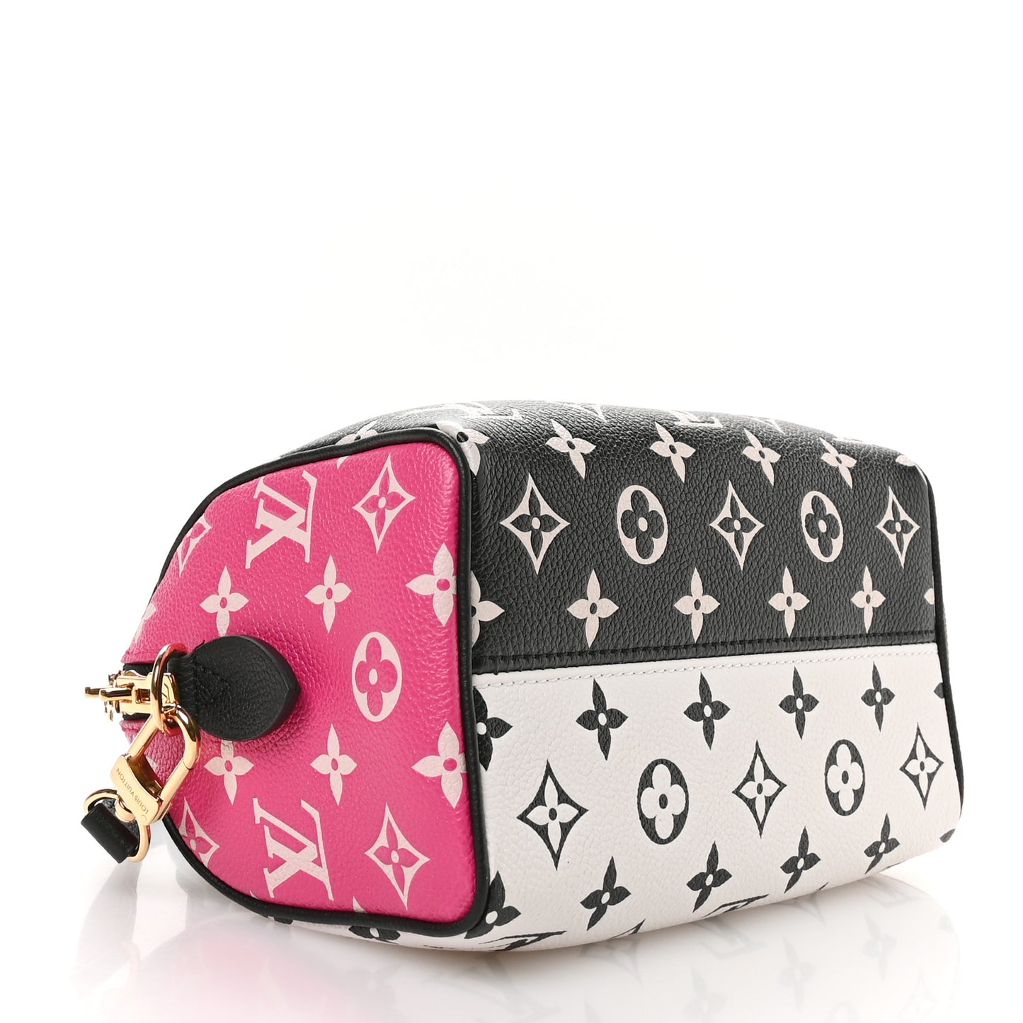 Empreinte Monogram Spring in the City Speedy Bandouliere 20 Black White Pink
