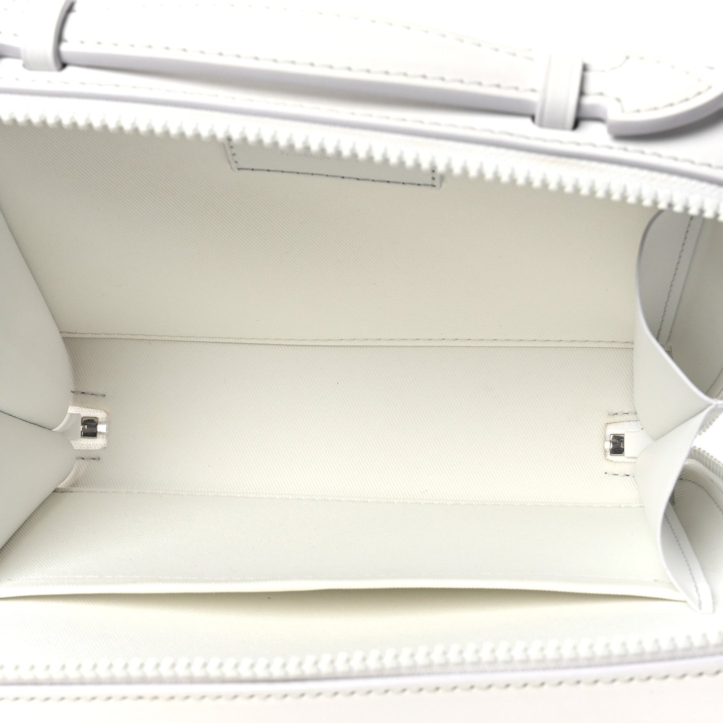 Calfskin LV Ornament Soft Trunk Optic White