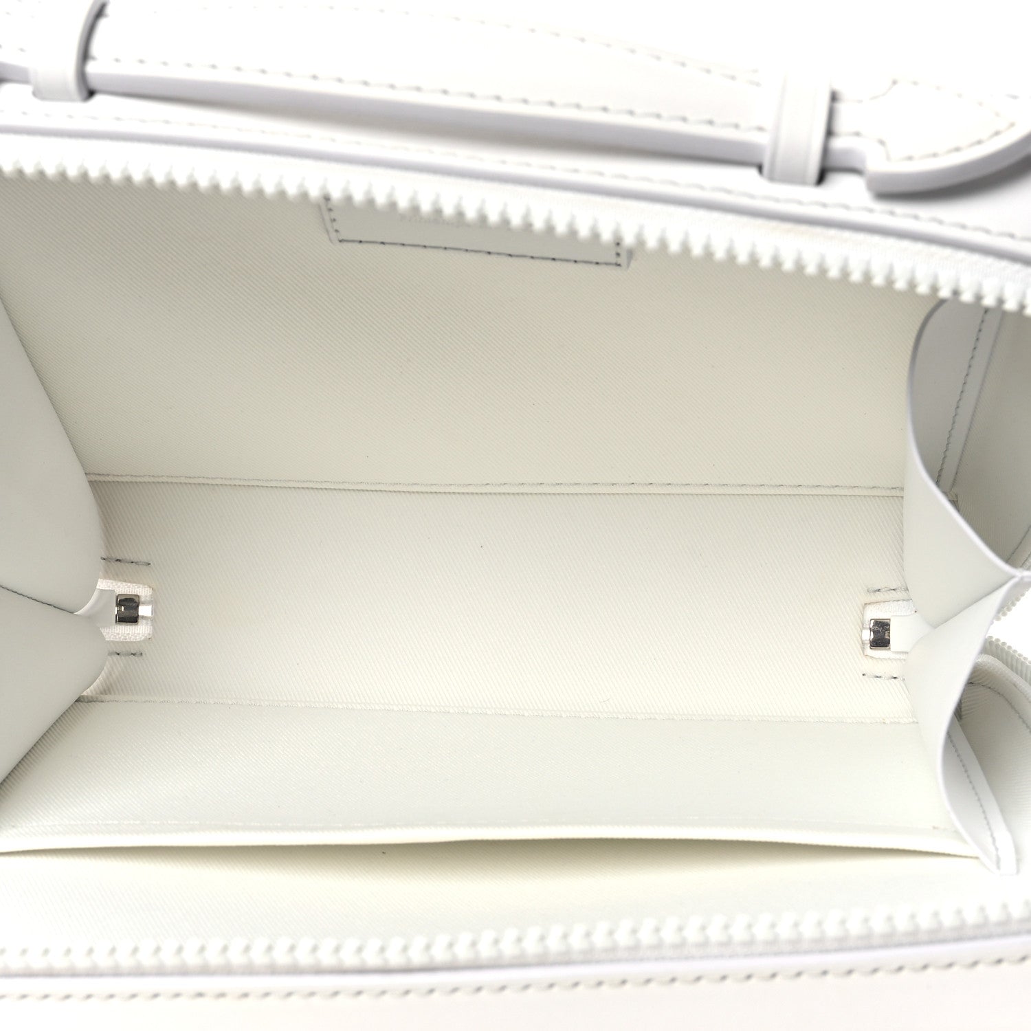 Louis Vuitton Calfskin LV Ornament Soft Trunk Optic White 5 of 10