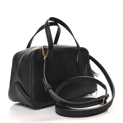 Khaite Pebbled Calfskin Small Maeve Bag Black 3 of 9