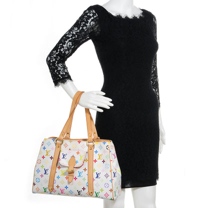 Louis Vuitton Monogram Multicolor Aurelia MM White 2 of 7