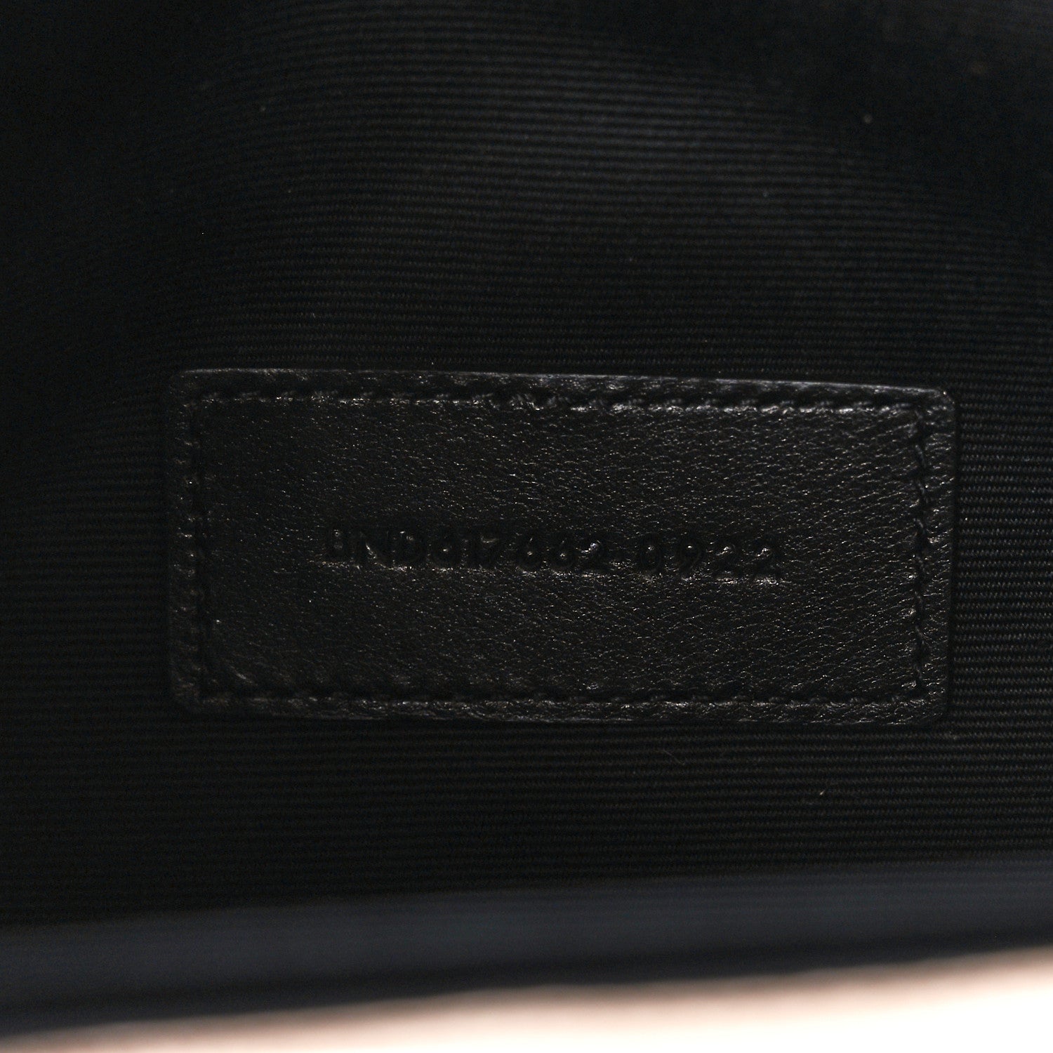 Saint Laurent Grain De Poudre Matelasse Chevron Monogram Envelope Clutch Dark Beige 7 of 11