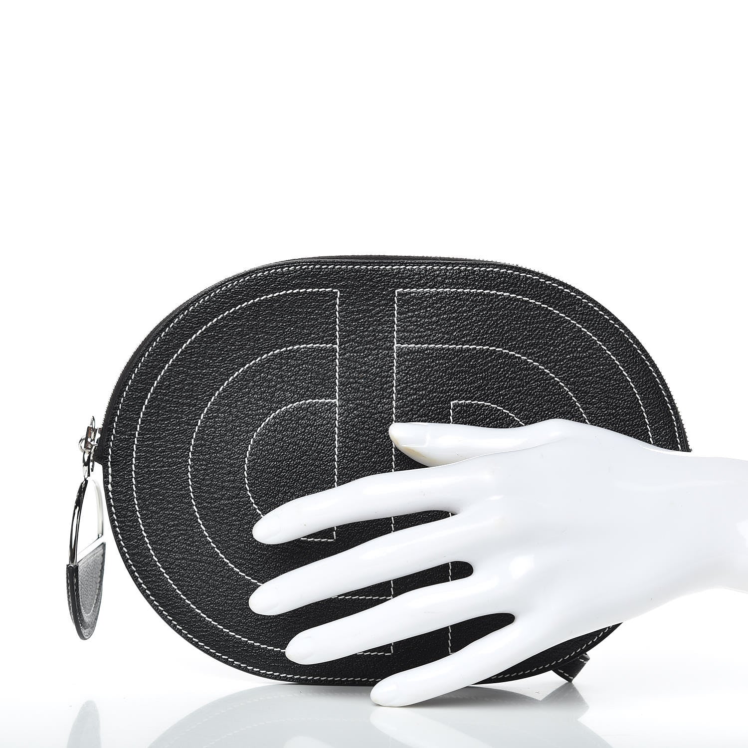 Hermes Chevre Mysore In-The-Loop-To-Go Pochette Black 2 of 8