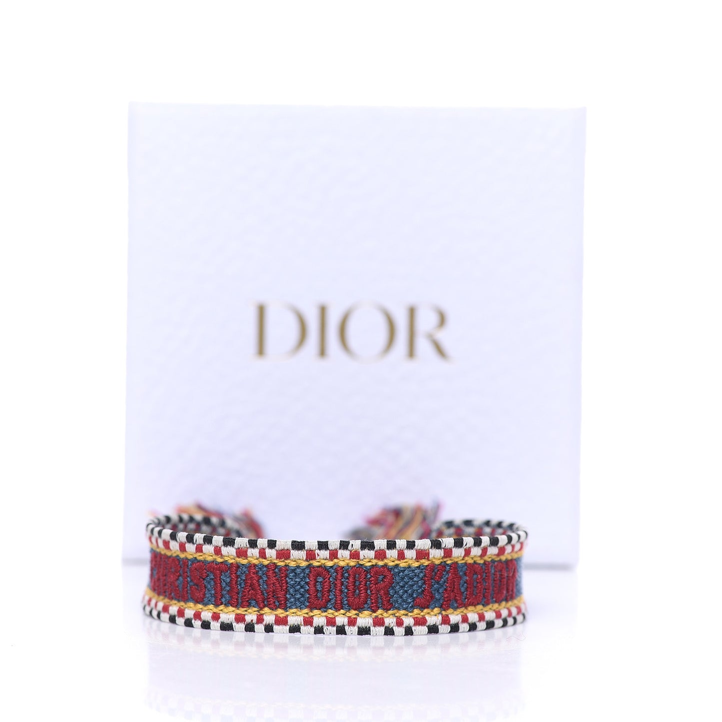Woven Cotton J'Adior Friendship Bracelet Blue