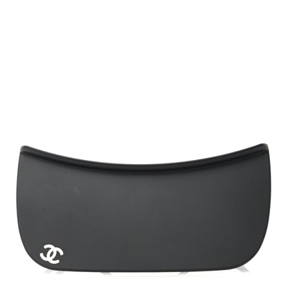 Chanel Acetate Visor Sunglasses 71046 Matte Black 3 of 8