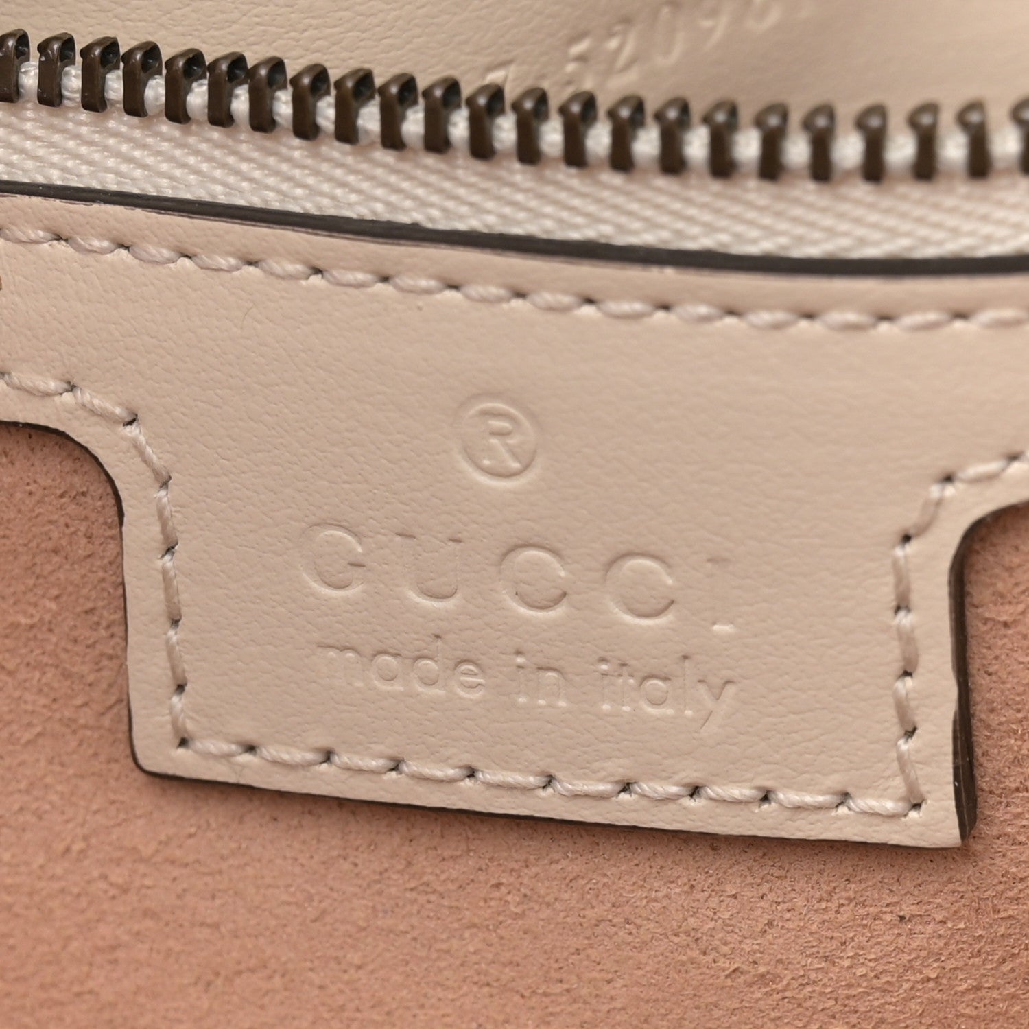 Gucci Calfskin Matelasse Small GG Marmont Shoulder Bag White 6 of 12