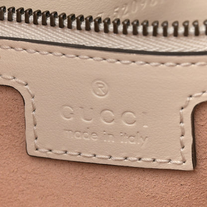 Gucci Calfskin Matelasse Small GG Marmont Shoulder Bag White 6 of 12