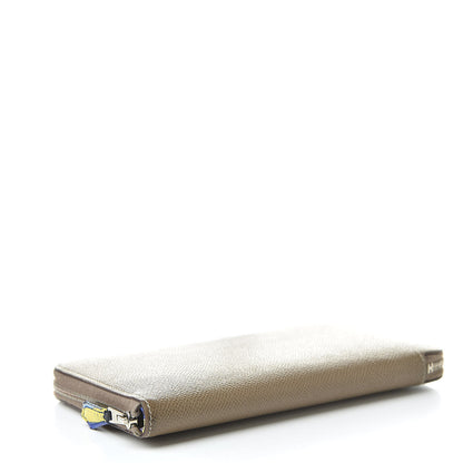 Hermes Epsom Silk'in Wallet Etoupe 4 of 9